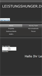 Mobile Screenshot of leistungshunger.de