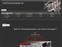 Tablet Screenshot of leistungshunger.de